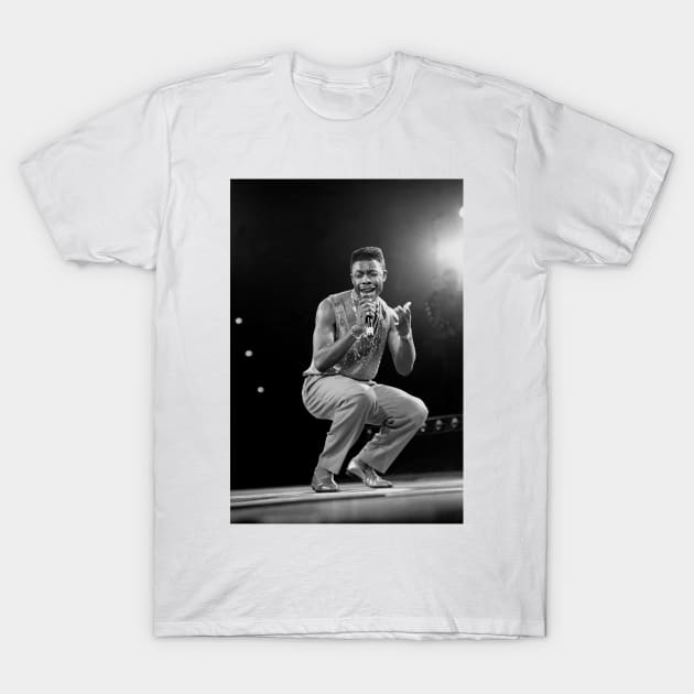 Keith Sweat BW Photograph T-Shirt by Concert Photos